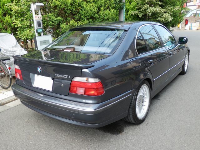 1997年式BMW 540i カートータルケア初回メンテ(2016.6.18)リア①.jpg